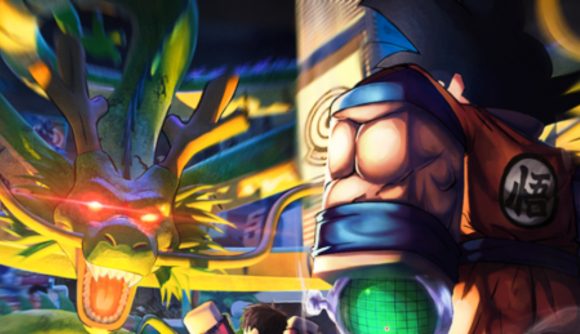 Anime Fighting Simulator X codes - Goku staring down Shenron